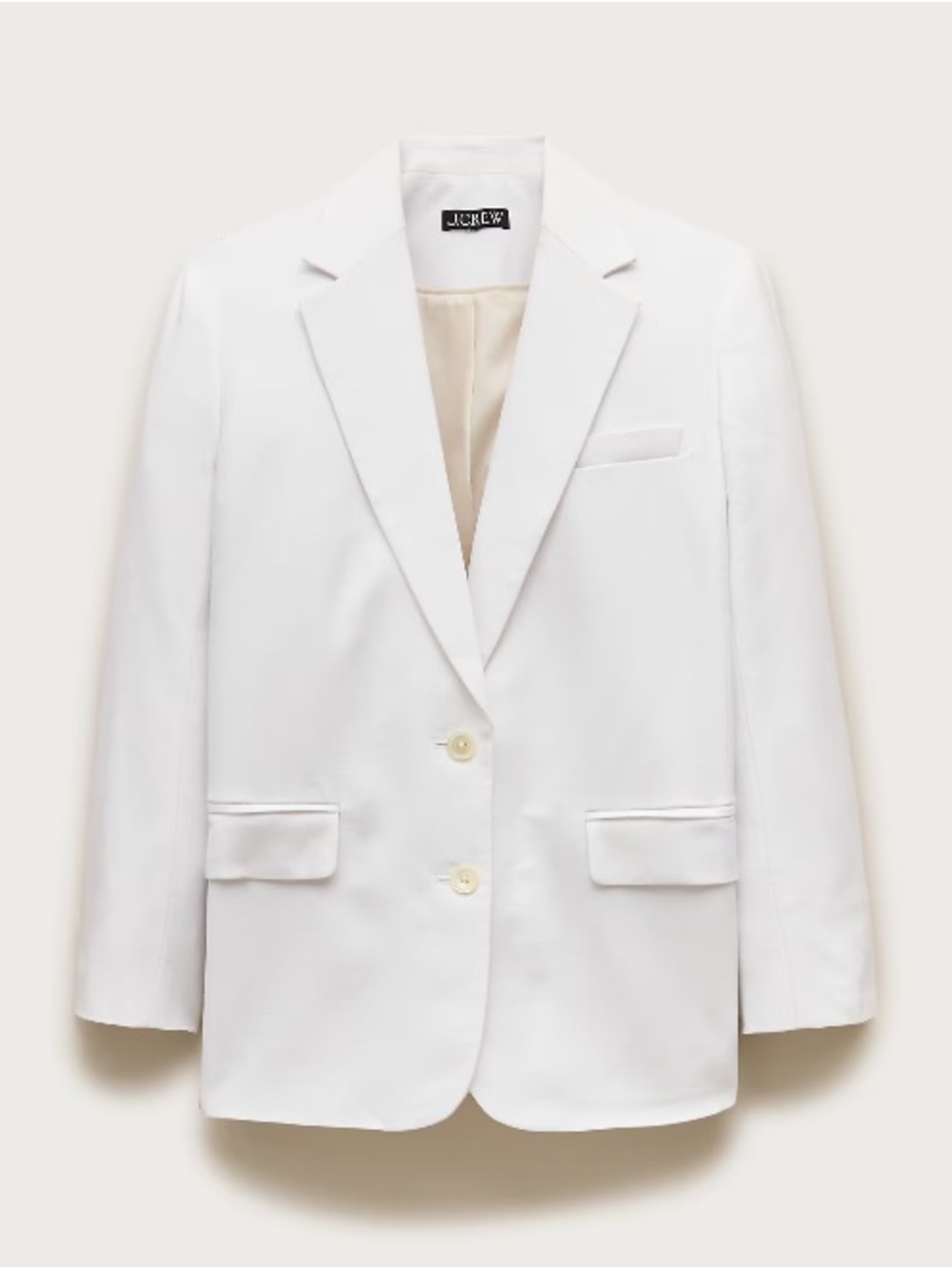 J.Crew White Linen Blend Blazer – NWT – Size M